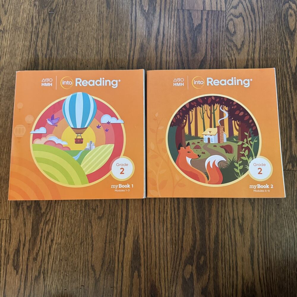 HMH Into Reading: Grade 2 myBook 1 & 2 Modules Workbook Modules 1-6 Paperback